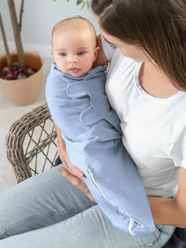 Snadno použitelné zavinovací dečky Comfy Cubs se zipem