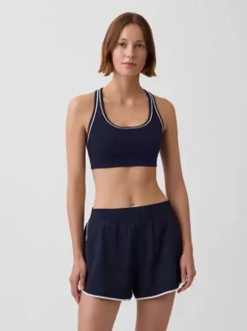 Sportovní podprsenka GapFit Smooth s racerbackem pro střední zátěž