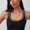 Sportovní podprsenka GapFit Smooth s racerbackem pro střední zátěž