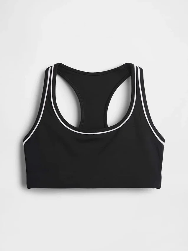 Sportovní podprsenka GapFit Smooth s racerbackem pro střední zátěž