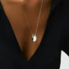 Stříbrný náhrdelník Ana Luisa s mini kamínky