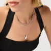 Stříbrný náhrdelník Ana Luisa s mini kamínky
