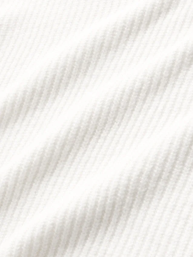 Svetr s rolákem a vzorem „shaker stitch“ z materiálu CashSoft