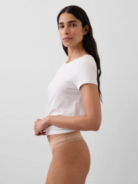 Tanga z organické strečové bavlny