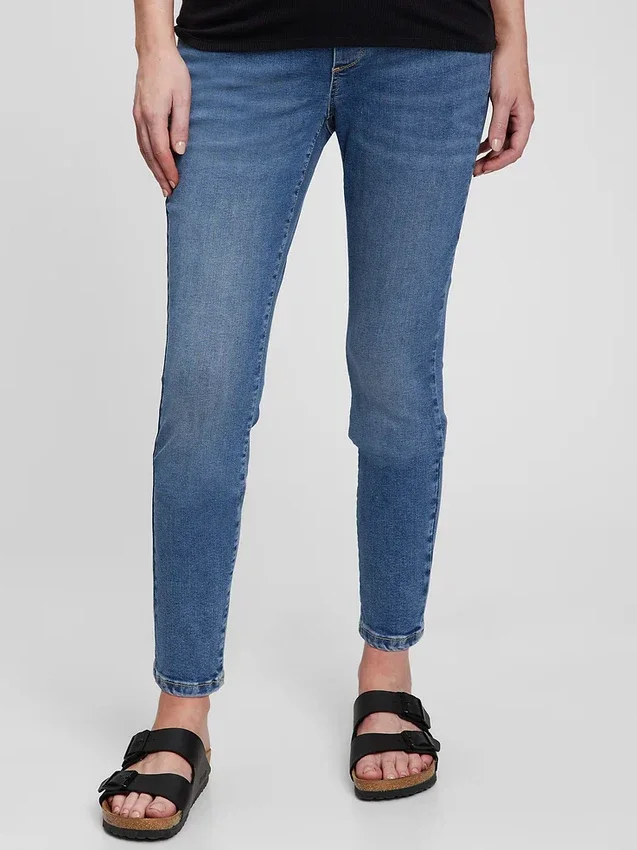 Těhotenské džíny True Skinny s celoplošným panelem