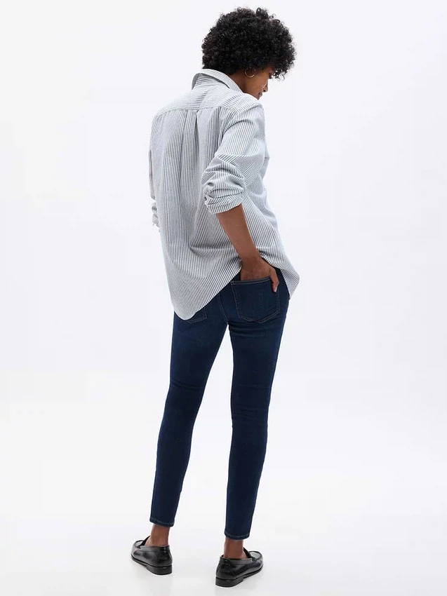 Těhotenské džíny True Skinny s celoplošným panelem