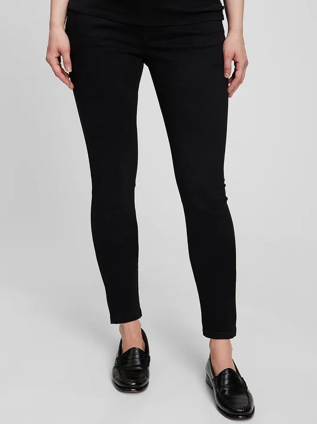 Těhotenské džíny True Skinny s celoplošným panelem