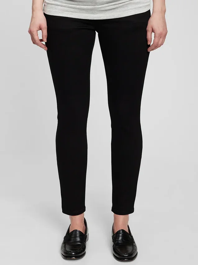 Těhotenské džíny True Skinny s plným panelem v pase