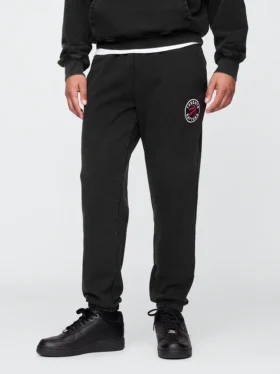 Těžké joggingové kalhoty s logem NBA Toronto Raptors