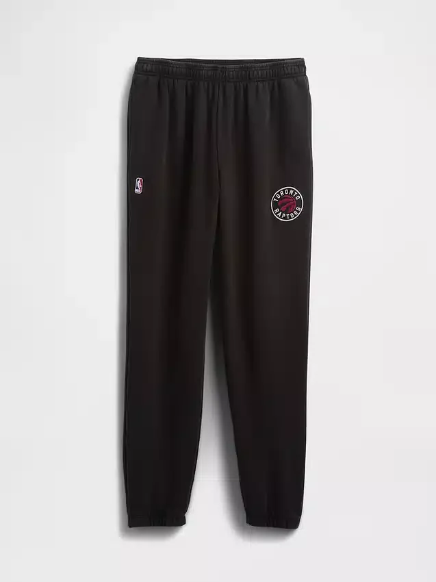 Těžké joggingové kalhoty s logem NBA Toronto Raptors
