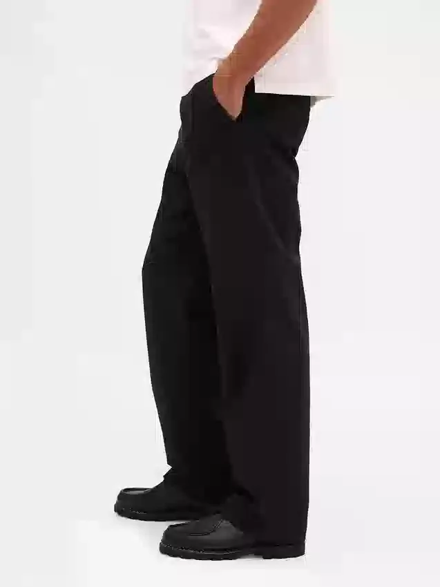 Těžké keprové kalhoty v volném střihu ve stylu 90. let