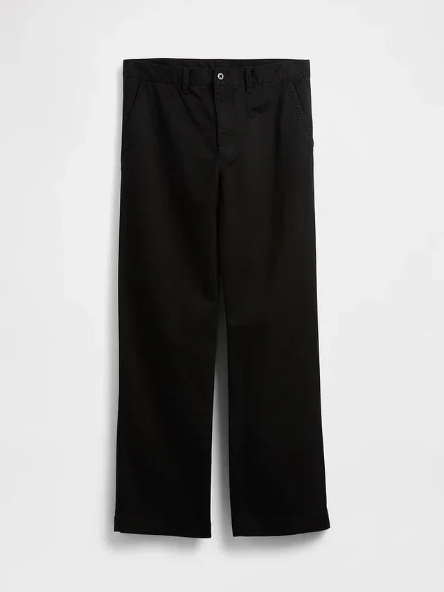 Těžké keprové kalhoty v volném střihu ve stylu 90. let