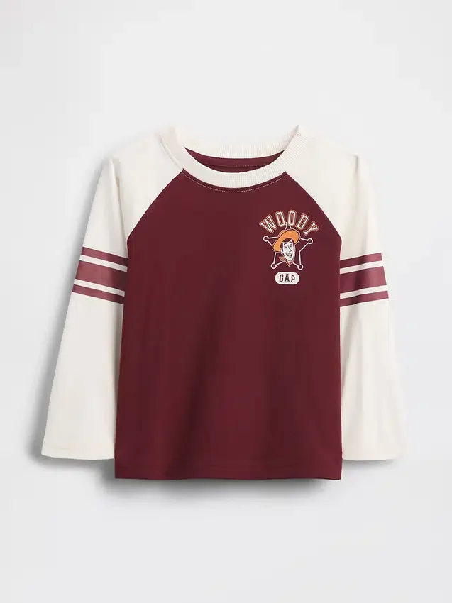 Tričko GAP × Disney pro Miminka a Batolata z raglánového džerzeje