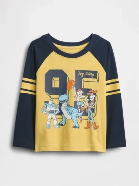 Tričko GAP × Disney pro Miminka a Batolata z raglánového džerzeje