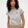 Tričko GAP × Victoria Beckham z organické bavlny s logem