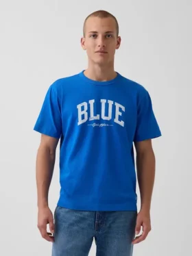 Tričko Get Blue s volným střihem a logem