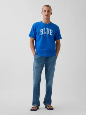 Tričko Get Blue s volným střihem a logem