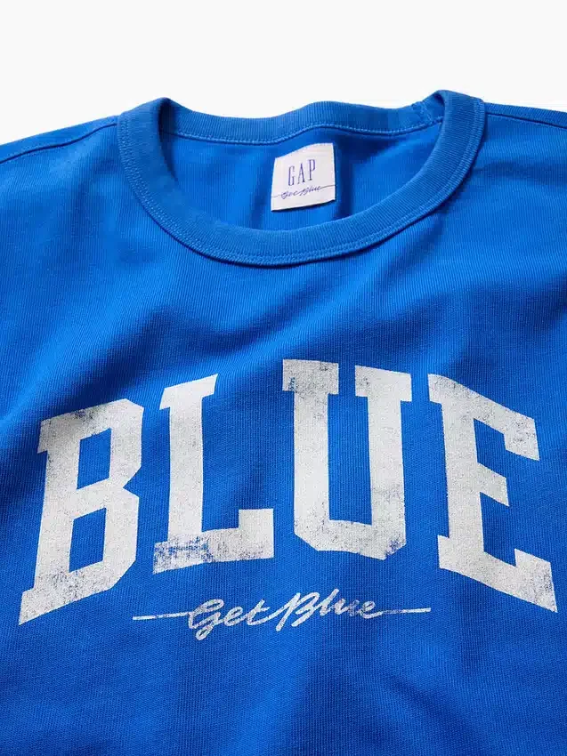 Tričko Get Blue s volným střihem a logem