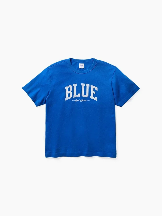 Tričko Get Blue s volným střihem a logem