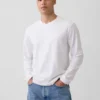 Tričko Henley s volným střihem