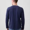 Tričko Henley s volným střihem