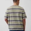 Tričko Keith Haring s pruhy v oversized střihu