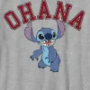 Tričko Lilo a Stitch Ohana v univerzitním stylu