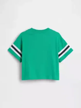 Tričko pro miminka a batolata s grafickým logem Brannan Bear Varsity v oversized střihu