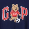 Tričko pro miminka a batolata s grafickým logem Brannan Bear Varsity v oversized střihu