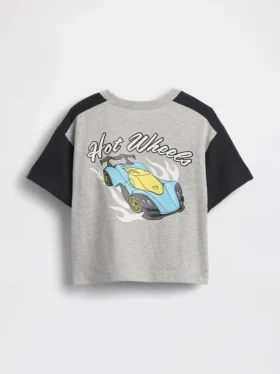 Tričko pro miminka a batolata s grafickým logem Hot Wheels