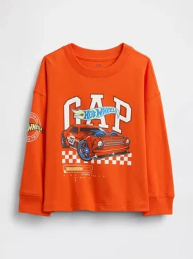 Tričko pro miminka a batolata s potiskem Hot Wheels