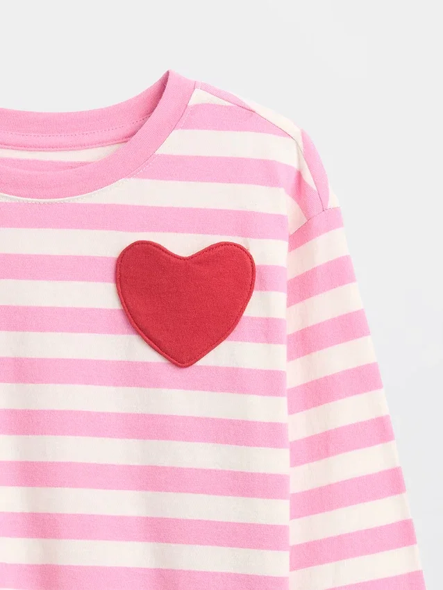 Tričko s kapesou ve tvaru srdce pro miminka a Batolata, které se dá kombinovat