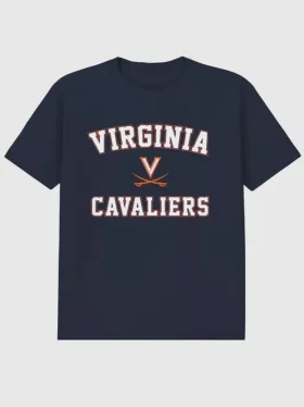Tričko s klasickým motivem kampusu University of Virginia