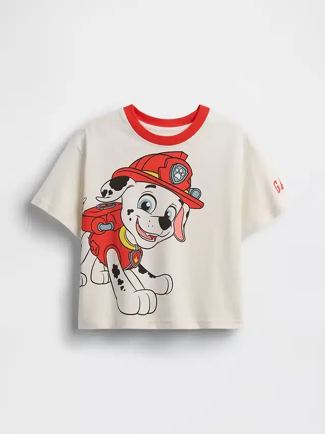Tričko s nadrozměrným potiskem Paw Patrol pro miminka a batolata