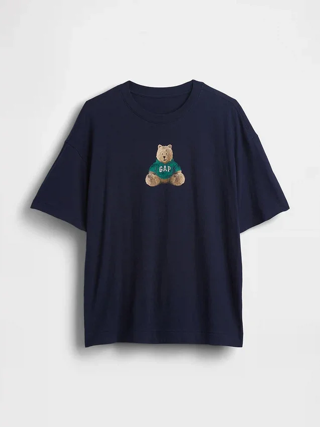 Tričko s oversized logem Brannan Bear