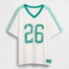 Tričko s oversized logem Varsity