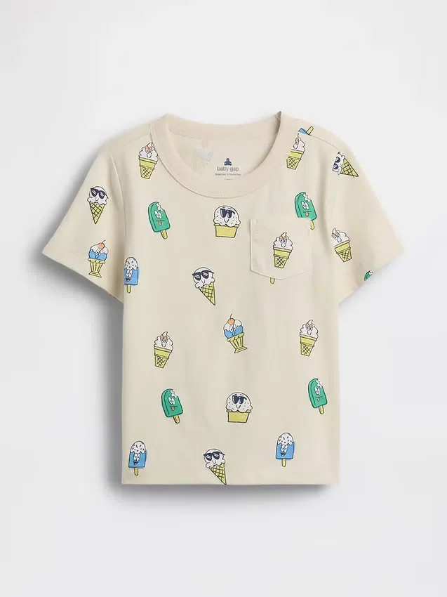 Tričko s potiskem a kapsou pro miminka a Batolata, které lze libovolně kombinovat