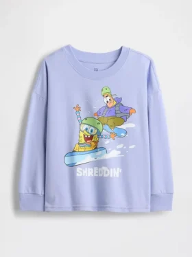 Tričko s potiskem a logem Spongebob Squarepants pro miminka a batolata