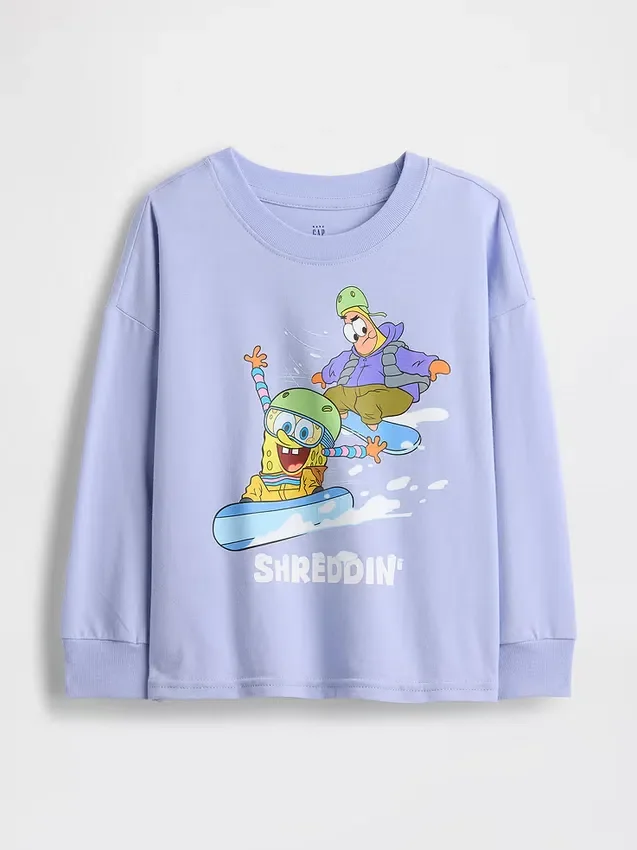 Tričko s potiskem a logem Spongebob Squarepants pro miminka a batolata