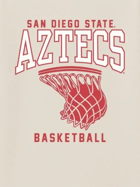 Tričko s potiskem basketbalového koše San Diego State University