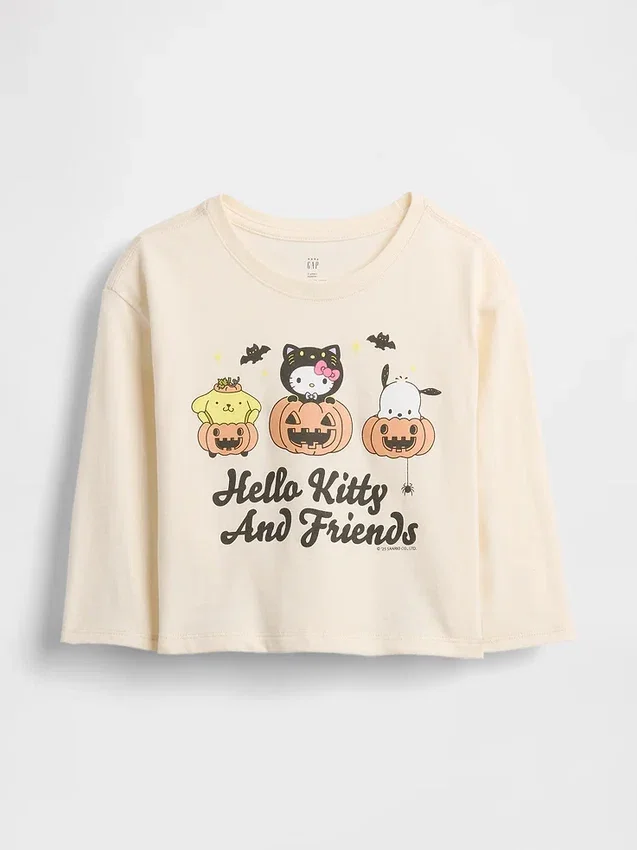 Tričko s potiskem Hello Kitty pro miminka a batolata na Halloween
