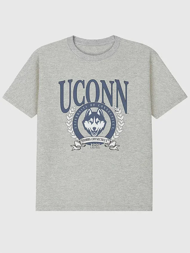 Tričko s potiskem Laurel Crest z University of Connecticut
