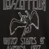 Tričko s potiskem Led Zeppelin v volném střihu