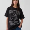 Tričko s potiskem Led Zeppelin v volném střihu