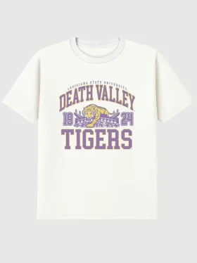 Tričko s potiskem „LSU Death Valley Tigers“