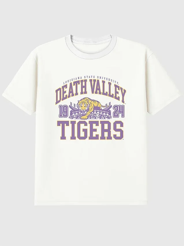 Tričko s potiskem „LSU Death Valley Tigers“