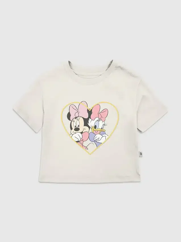 Tričko s potiskem Minnie a Daisy – nejlepší kamarádky pro batolata