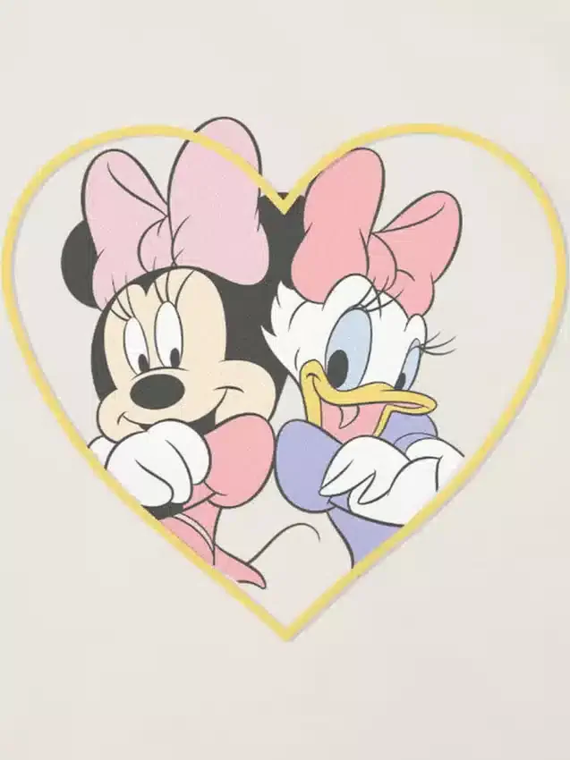 Tričko s potiskem Minnie a Daisy – nejlepší kamarádky pro batolata