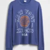 Tričko s potiskem NBA New York Knicks (zkrácené)