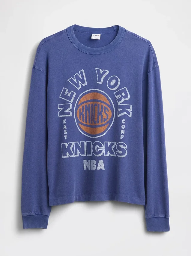 Tričko s potiskem NBA New York Knicks (zkrácené)